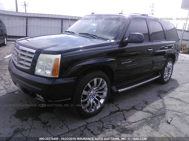 1GYEK63N64R301958 - 2004 CADILLAC ESCALADE LUXURY BLACK photo 2