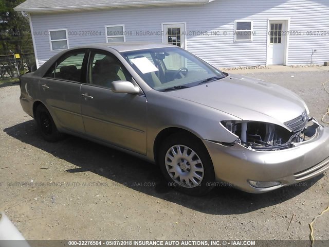 4T1BE30K24U906903 - 2004 TOYOTA CAMRY LE/XLE/SE ოქროსფერი ფოტო 1