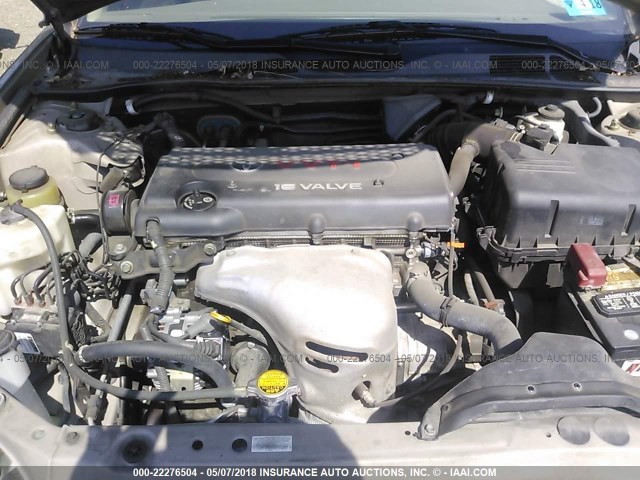 4T1BE30K24U906903 - 2004 TOYOTA CAMRY LE/XLE/SE ოქროსფერი ფოტო 10