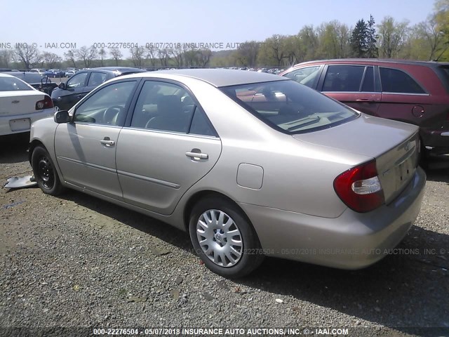 4T1BE30K24U906903 - 2004 TOYOTA CAMRY LE/XLE/SE ოქროსფერი ფოტო 3