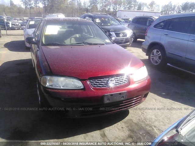 3N1CB51DX3L808744 - 2003 NISSAN SENTRA XE/GXE MAROON photo 6