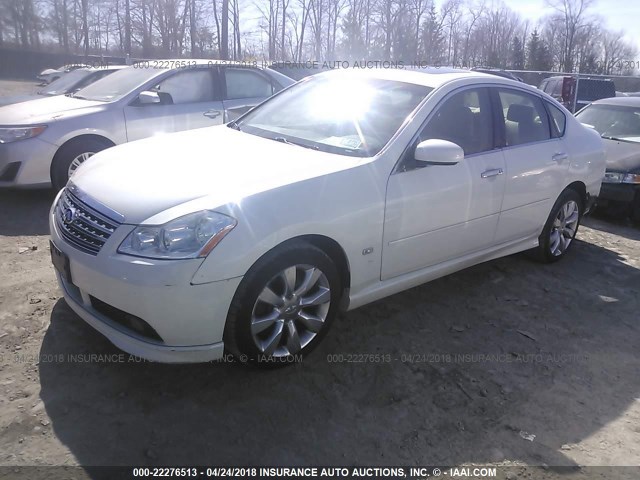 JNKAY01F57M456285 - 2007 INFINITI M35 SPORT WHITE photo 2