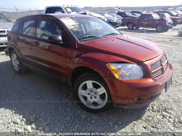 1B3HB48A89D164198 - 2009 DODGE CALIBER SXT ORANGE photo 1