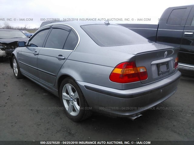 WBAEW53455PN38592 - 2005 BMW 330 XI GRAY photo 3