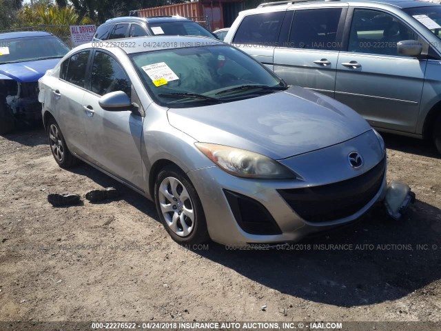 JM1BL1SF2A1289966 - 2010 MAZDA 3 I SILVER photo 1