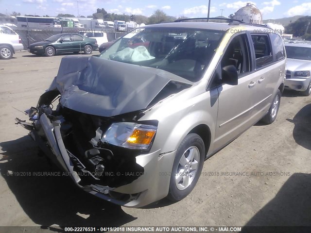 2D8HN44E39R573772 - 2009 DODGE GRAND CARAVAN SE GOLD photo 2