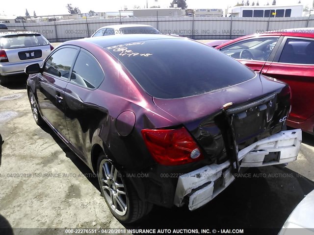 JTKDE177960106007 - 2006 TOYOTA SCION TC 紫色 照片 3