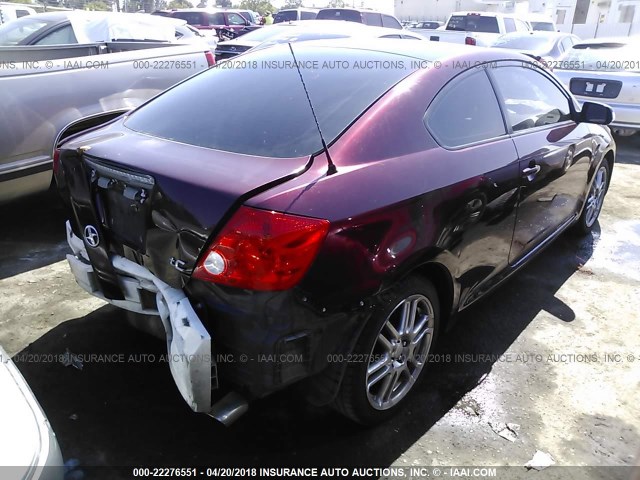 JTKDE177960106007 - 2006 TOYOTA SCION TC 紫色 照片 4