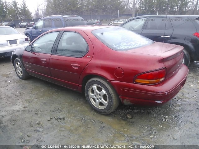 1B3EJ56HXYN206729 - 2000 DODGE STRATUS ES RED photo 3