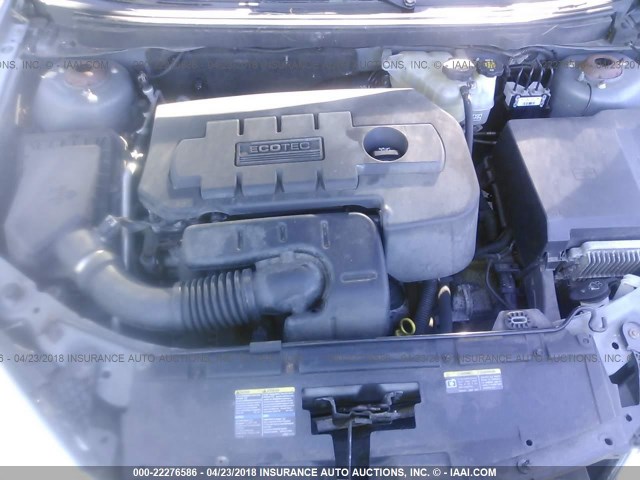 1G2ZF58BX74151217 - 2007 PONTIAC G6 VALUE LEADER/BASE BLUE photo 10