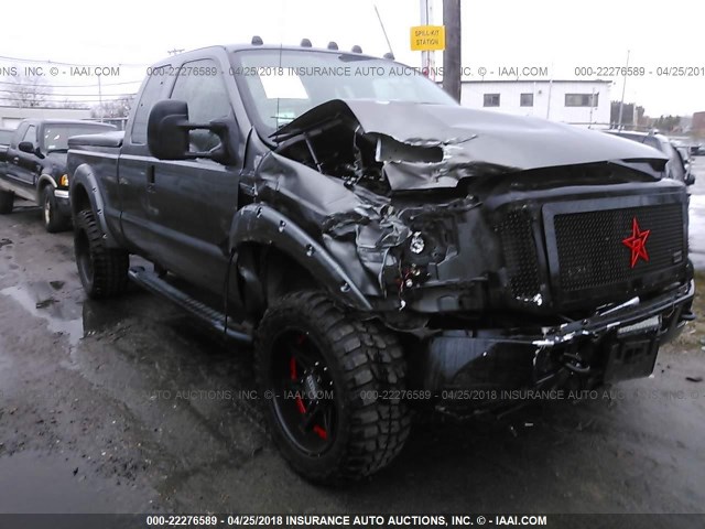 1FTSX21506EA93463 - 2006 FORD F250 SUPER DUTY GRAY photo 1