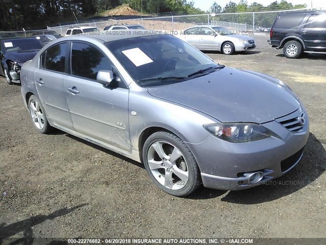 JM1BK123751221239 - 2005 MAZDA 3 S GRAY photo 1