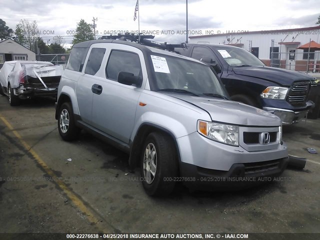 5J6YH1H35AL004426 - 2010 HONDA ELEMENT LX SILVER photo 1