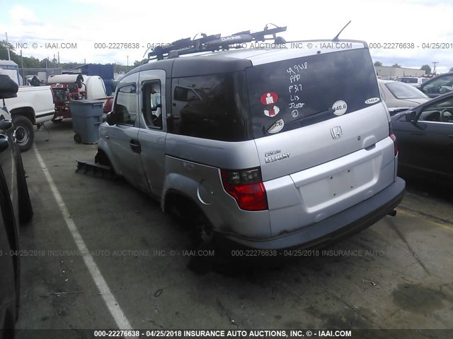 5J6YH1H35AL004426 - 2010 HONDA ELEMENT LX SILVER photo 3