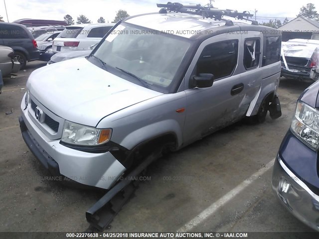 5J6YH1H35AL004426 - 2010 HONDA ELEMENT LX SILVER photo 6