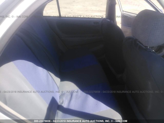 2T1BR12E3YC373919 - 2000 TOYOTA COROLLA VE/CE/LE 银色 照片 8