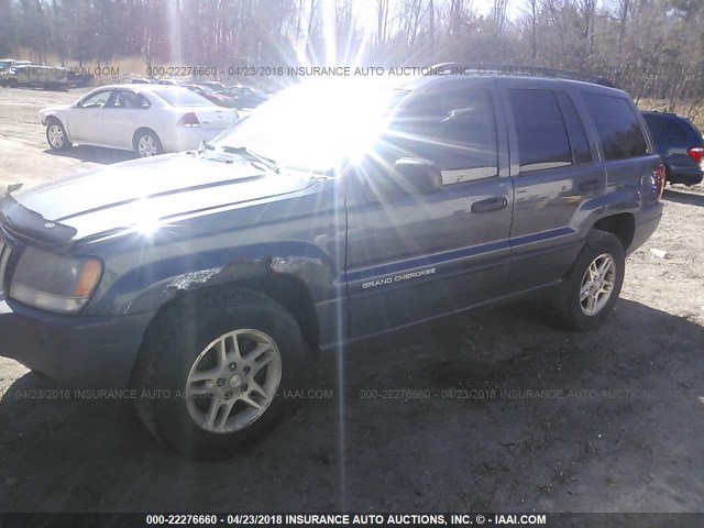 1J4GW48S94C363387 - 2004 JEEP GRAND CHEROKEE LAREDO/COLUMBIA/FREEDOM BLUE photo 2