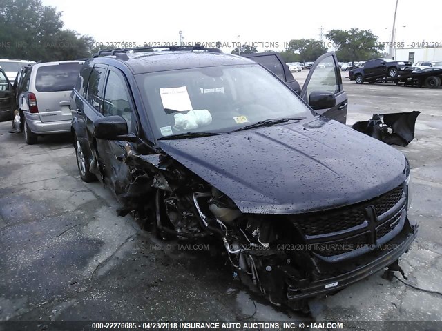 3C4PDDEGXET289950 - 2014 DODGE JOURNEY R/T BLACK photo 6