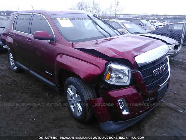 2GKFLREK6D6409105 - 2013 GMC TERRAIN SLE RED photo 1