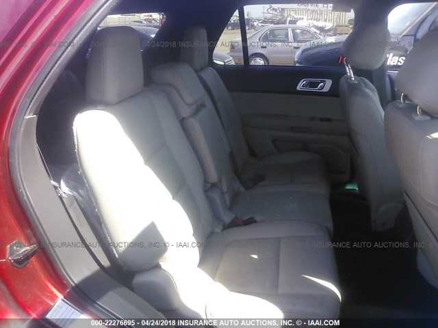 1FM5K8F81FGB52991 - 2015 FORD EXPLORER LIMITED 红色 照片 8