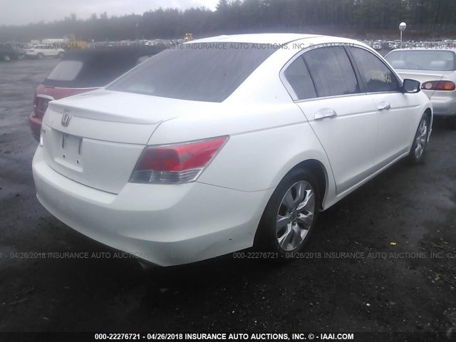 1HGCP2F83AA154569 - 2010 HONDA ACCORD EXL WHITE photo 4