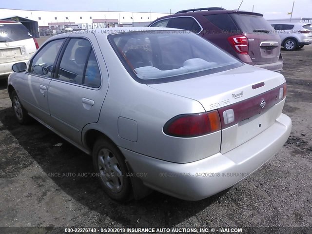 1N4AB41D6XC716228 - 1999 NISSAN SENTRA XE/GXE SILVER photo 3