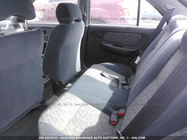 1N4AB41D6XC716228 - 1999 NISSAN SENTRA XE/GXE SILVER photo 8