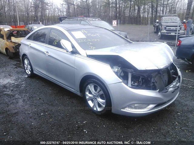 5NPEC4AC9CH415421 - 2012 HYUNDAI SONATA SE/LIMITED SILVER photo 1