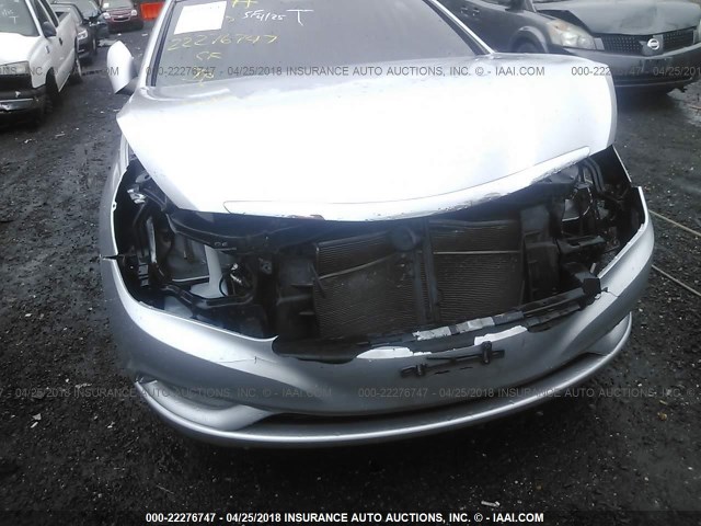 5NPEC4AC9CH415421 - 2012 HYUNDAI SONATA SE/LIMITED SILVER photo 6