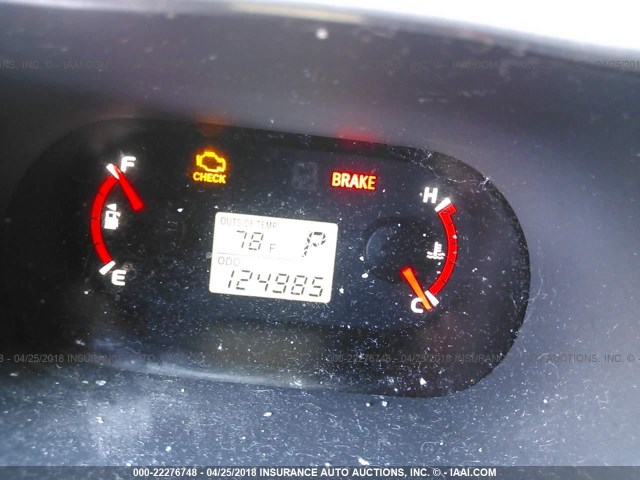 2T1KU40E79C004369 - 2009 TOYOTA COROLLA MATRIX  BLACK photo 7