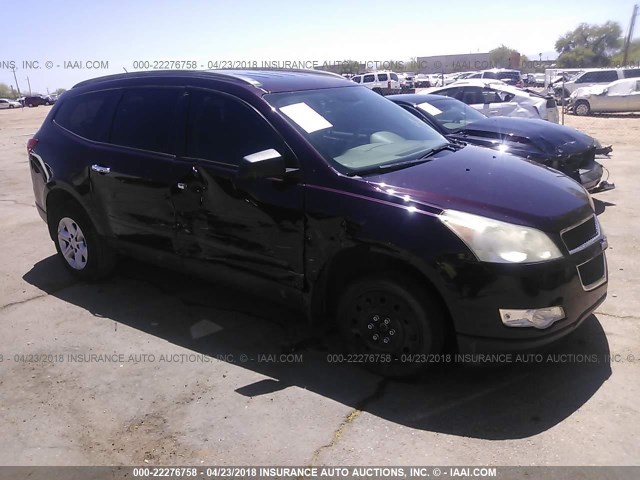 1GNER13D09S158525 - 2009 CHEVROLET TRAVERSE LS BURGUNDY photo 1