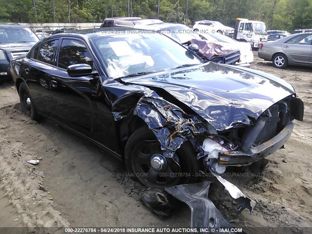 2B3CL1CT1BH540358 - 2011 DODGE CHARGER POLICE BLACK photo 1