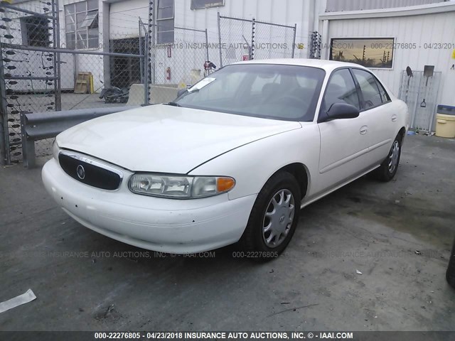 2G4WS52J331234693 - 2003 BUICK CENTURY CUSTOM WHITE photo 2