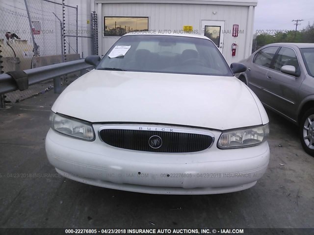 2G4WS52J331234693 - 2003 BUICK CENTURY CUSTOM WHITE photo 6