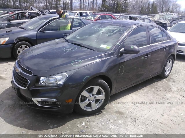 1G1PD5SB3G7153187 - 2016 CHEVROLET CRUZE LIMITED LT GRAY photo 2