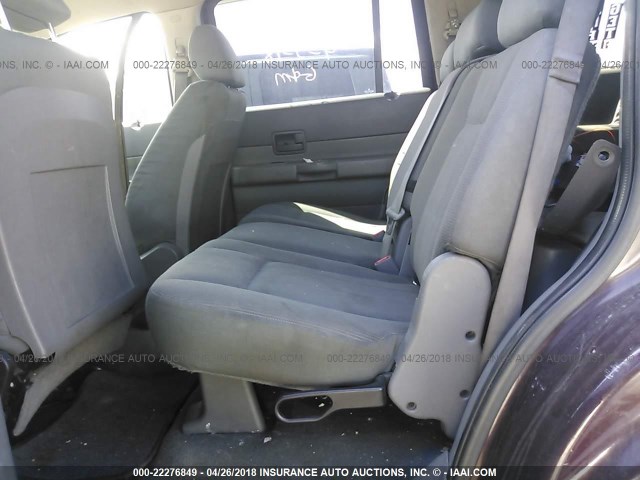 1D8HB38N14F124989 - 2004 DODGE DURANGO ST BURGUNDY photo 8