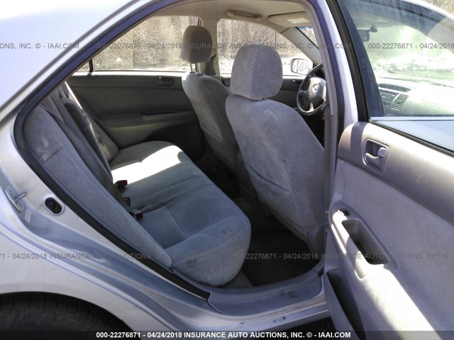 4T1BE32K03U176517 - 2003 TOYOTA CAMRY LE/XLE/SE SILVER photo 8