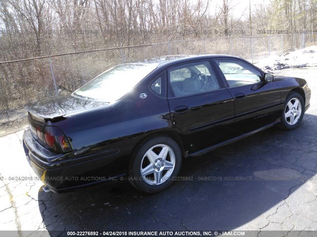 2G1WP521X49243361 - 2004 CHEVROLET IMPALA SS BLACK photo 4