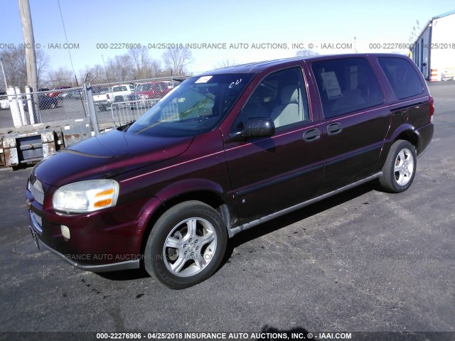 1GNDV23197D167972 - 2007 CHEVROLET UPLANDER LS MAROON photo 4