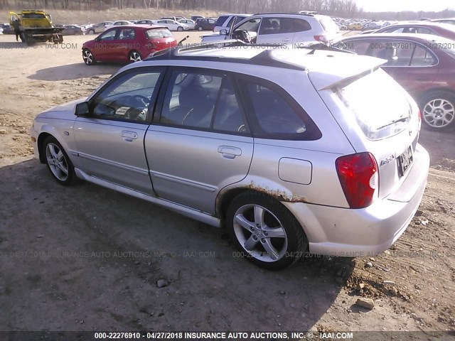 JM1BJ245121621199 - 2002 MAZDA PROTEGE PR5 SILVER photo 3