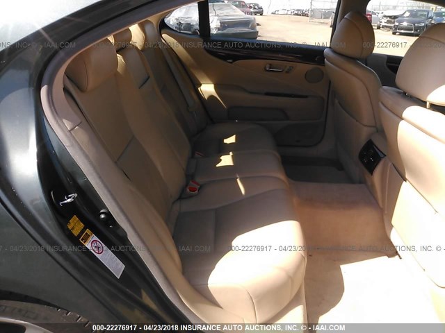 JTHGL46F775014756 - 2007 LEXUS LS 460L GREEN photo 8