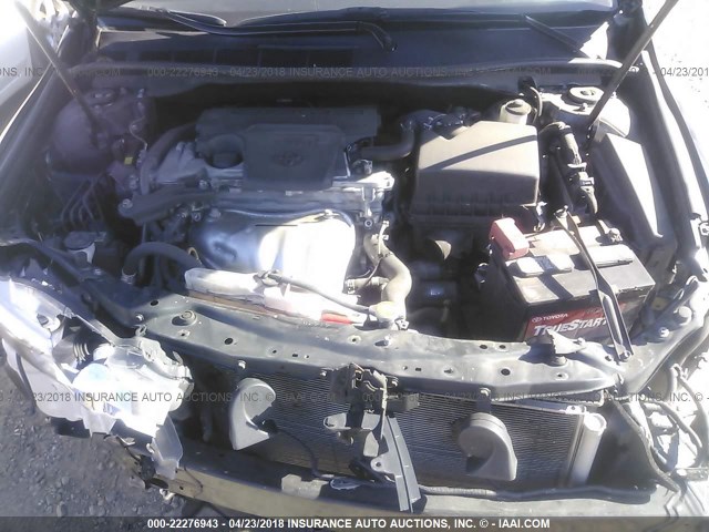 4T1BF1FK0FU990697 - 2015 TOYOTA CAMRY LE/XLE/SE/XSE BLUE photo 10