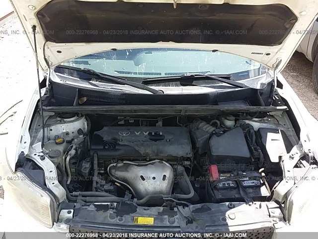 JTLZE4FE4A1114747 - 2010 TOYOTA SCION XB WHITE photo 10