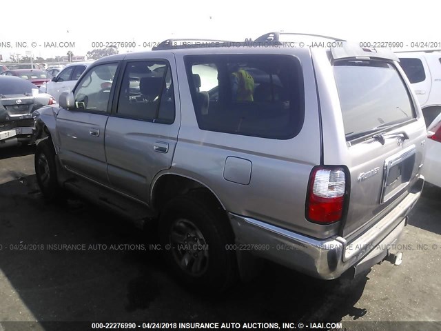 JT3GN86R420244956 - 2002 TOYOTA 4RUNNER SR5 GRAY photo 3