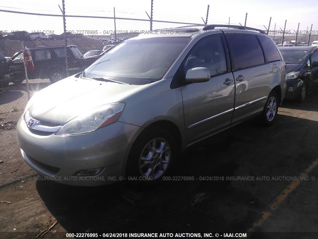 5TDBA22CX6S065663 - 2006 TOYOTA SIENNA XLE/XLE LIMITED GRAY photo 2