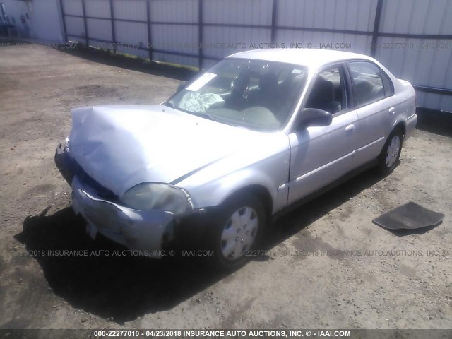 2HGEJ6617YH568292 - 2000 HONDA CIVIC SE SILVER photo 2