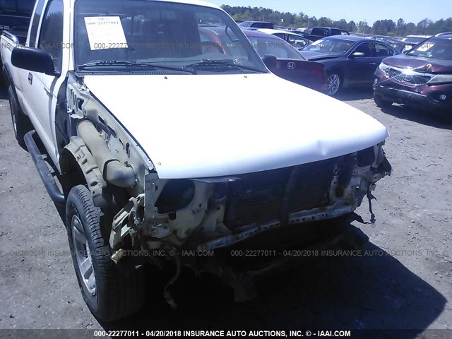 4TAWN72N9XZ483941 - 1999 TOYOTA TACOMA XTRACAB WHITE photo 6