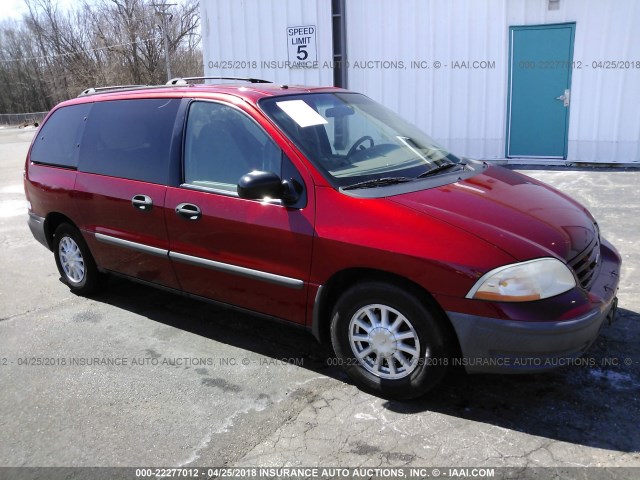 2FMZA5144XBA88560 - 1999 FORD WINDSTAR LX RED photo 1