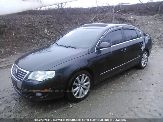 WVWFU73C47P100259 - 2007 VOLKSWAGEN PASSAT 3.6L 4MOTION LUXURY BLACK photo 2