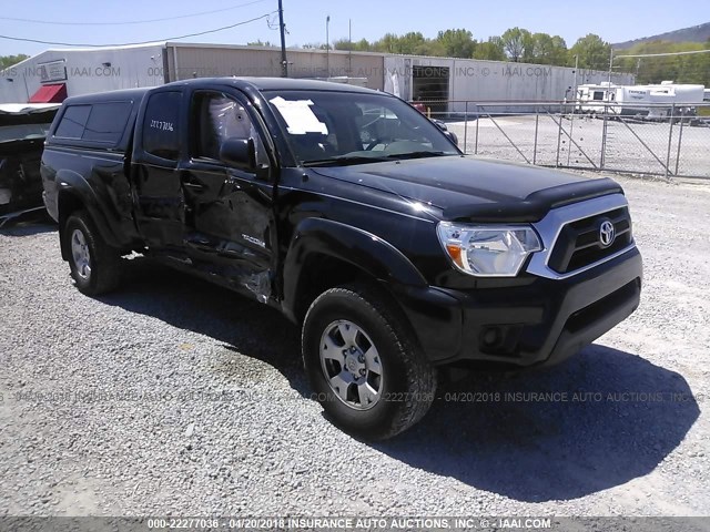 5TFUX4EN4EX027046 - 2014 TOYOTA TACOMA ACCESS CAB BLACK photo 1